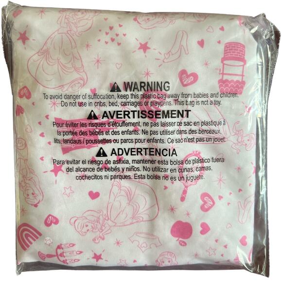 DISNEY Baby - Dare to Dream White and Pink Fitted Crib Sheet, 28"x52x8". - Picture 3 of 8